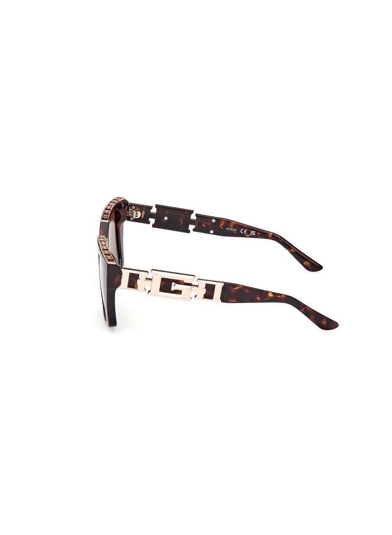 GUESS Women's UV Protection Square Sunglasses - GU791552E55 - Lens Size: 55 Mm - Image 3